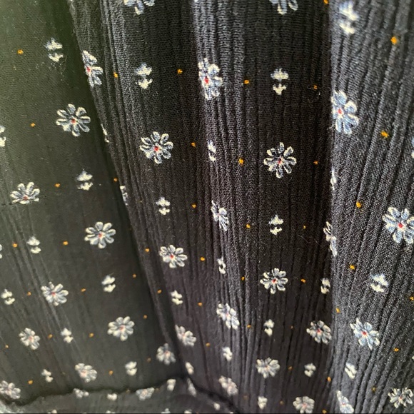 Aeropostale V-Neck Smocked Fit and Flare Dress - Picture 3 of 7